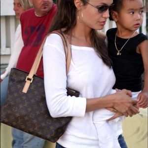 Authentic Louis Vuitton cabas piano shouldER BAG